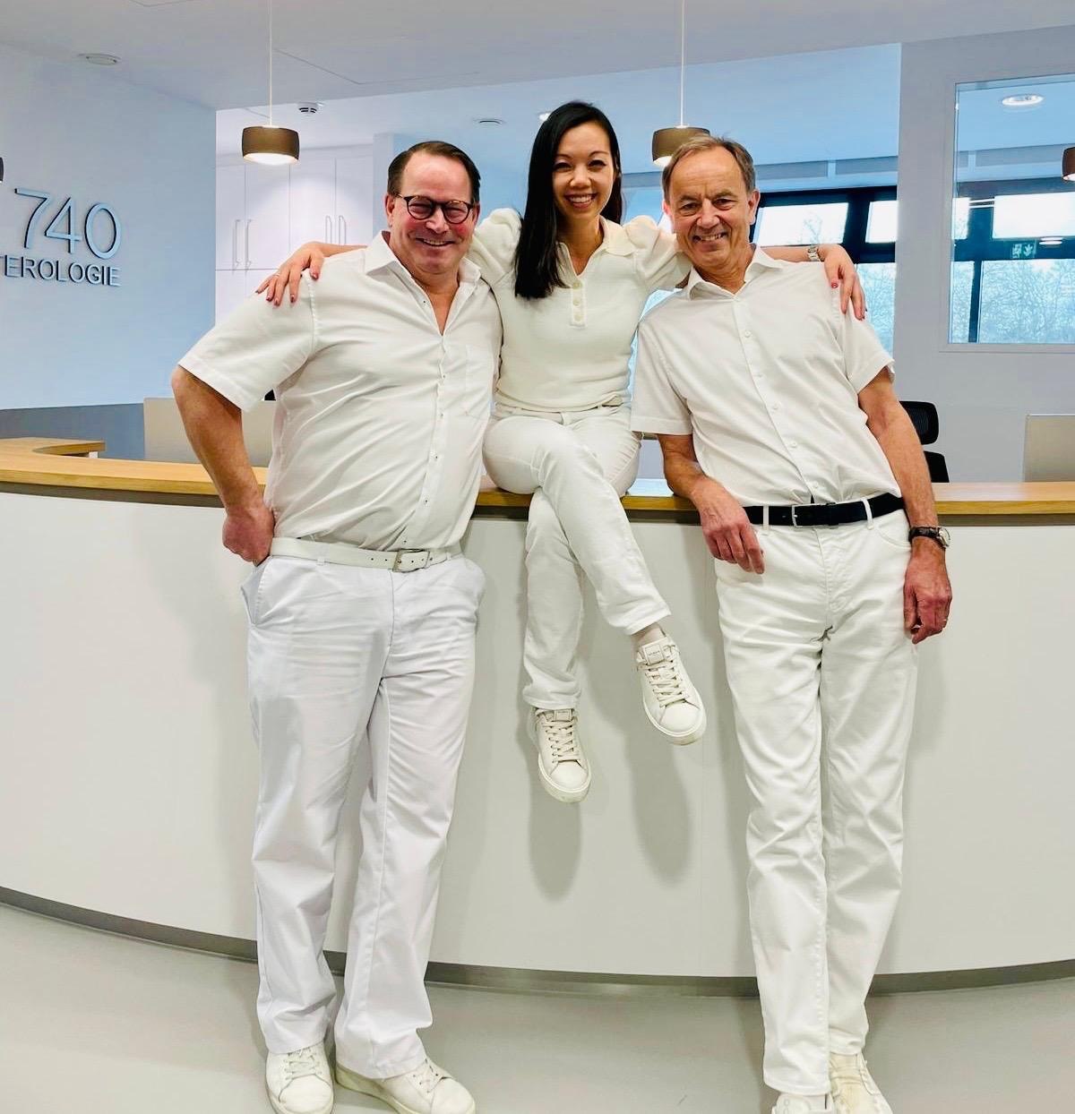 Team der RKM740 Privatpraxis für Gastroenterologie – MFA- und Endoskopie-Jobs in Düsseldorf